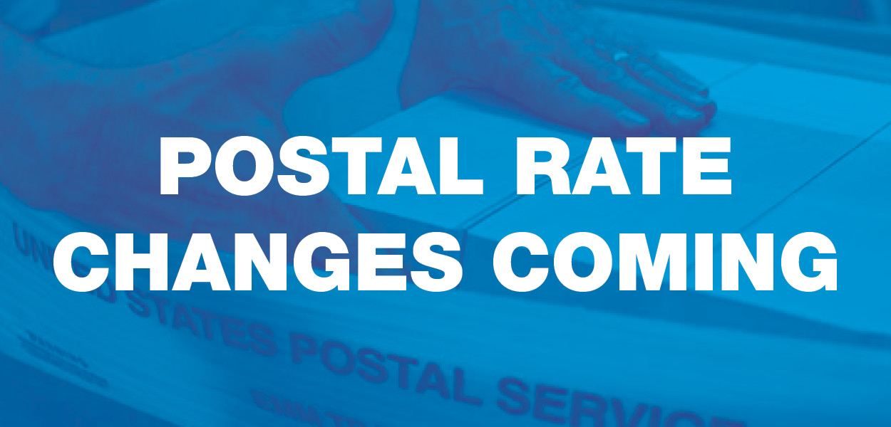 Postal Rate Changes Update